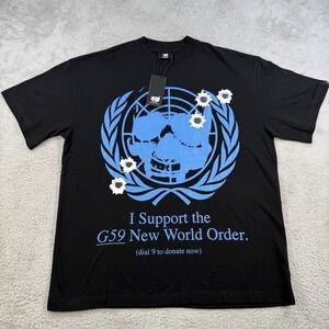 Suicideboys T-Shirt Mens Large Black G59 Grey59 New World Order Skull Tee